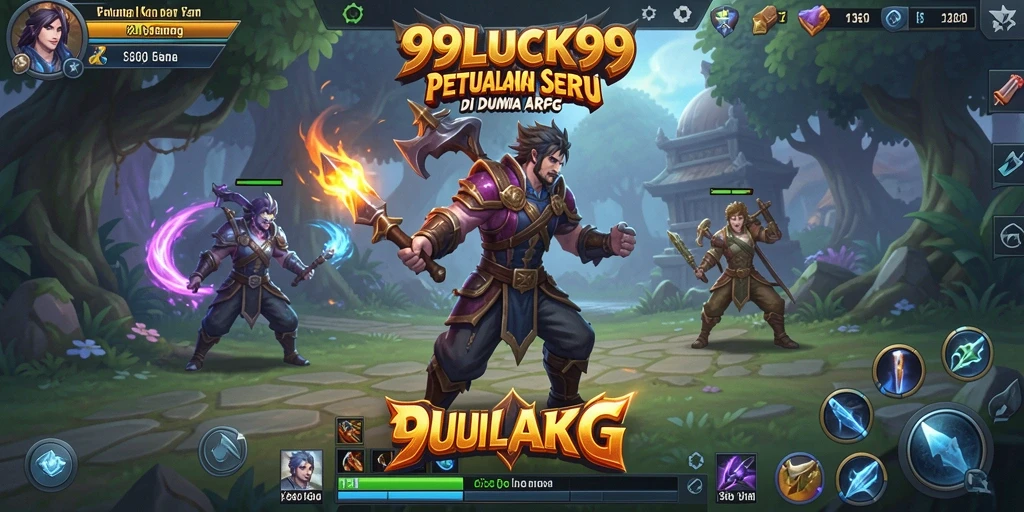 Screenshot gameplay 99LUCK99 menunjukkan aksi seru dalam pertarungan ARPG.