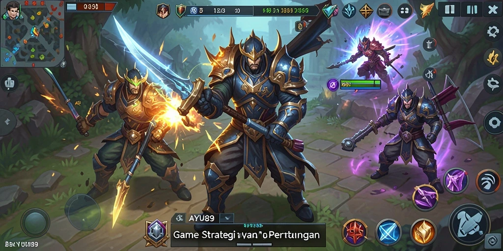 Tampilan seru dari battle mode AYU89 yang menegangkan.