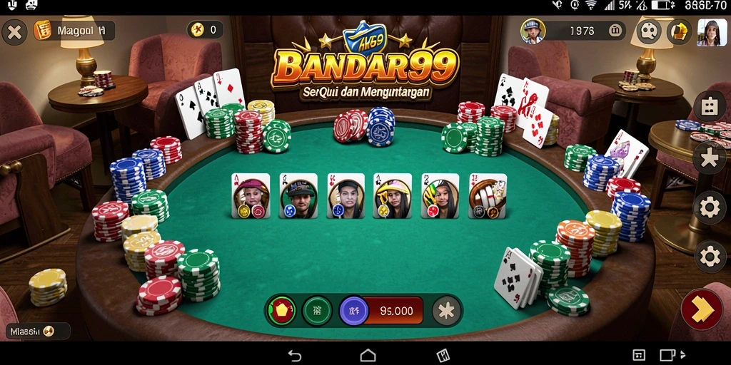 Tampilan gameplay menarik dari BANDAR99 QiuQiu.