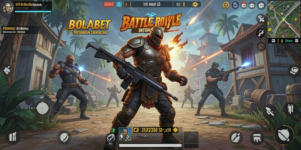 Gambaran gameplay seru di BIOLABET Battle Royale.