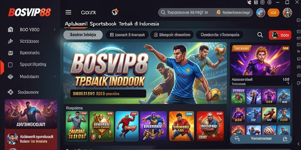 Tampilan utama gameplay BOSVIP88 yang menarik dan interaktif.