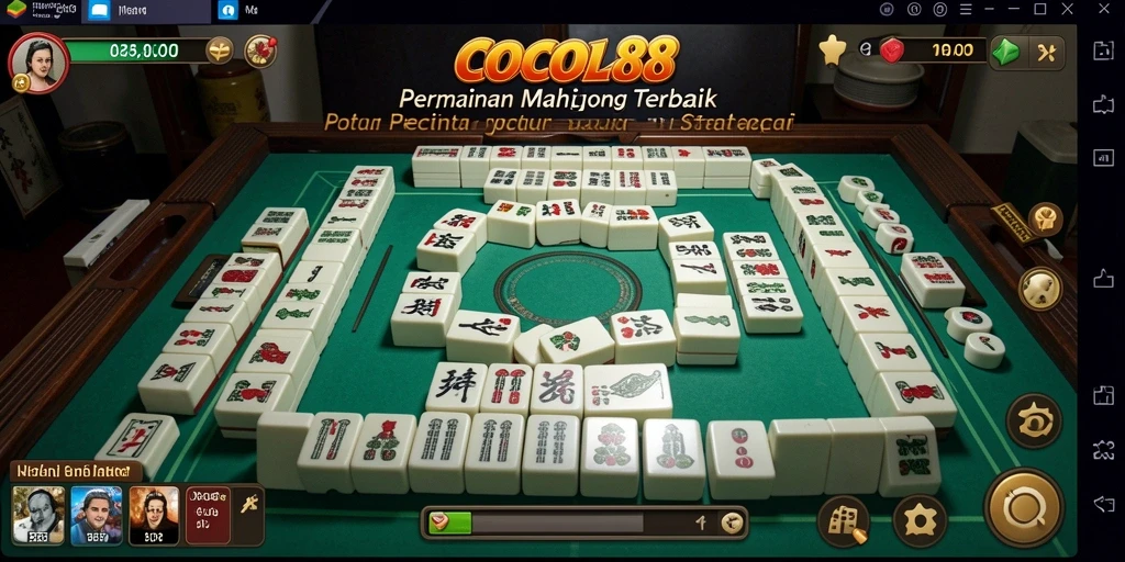 Gameplay Mahjong yang seru dan menantang di COCOL88.