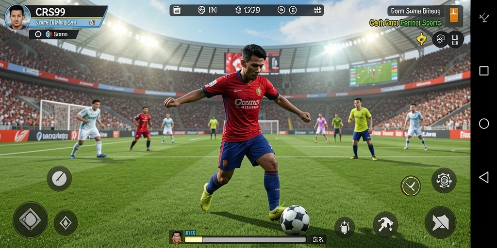 Gameplay seru dengan grafis olahraga yang mengagumkan.
