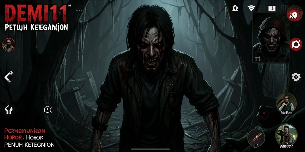 Gameplay DEMI11 yang menegangkan dan penuh misteri.