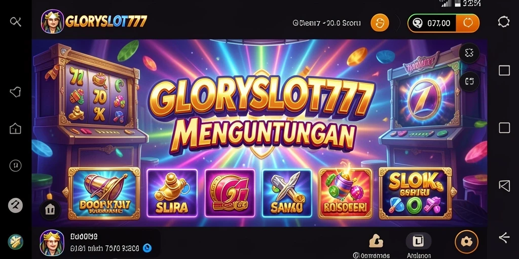 Tampilan seru dari gameplay GLORYSLOT777 yang memukau.