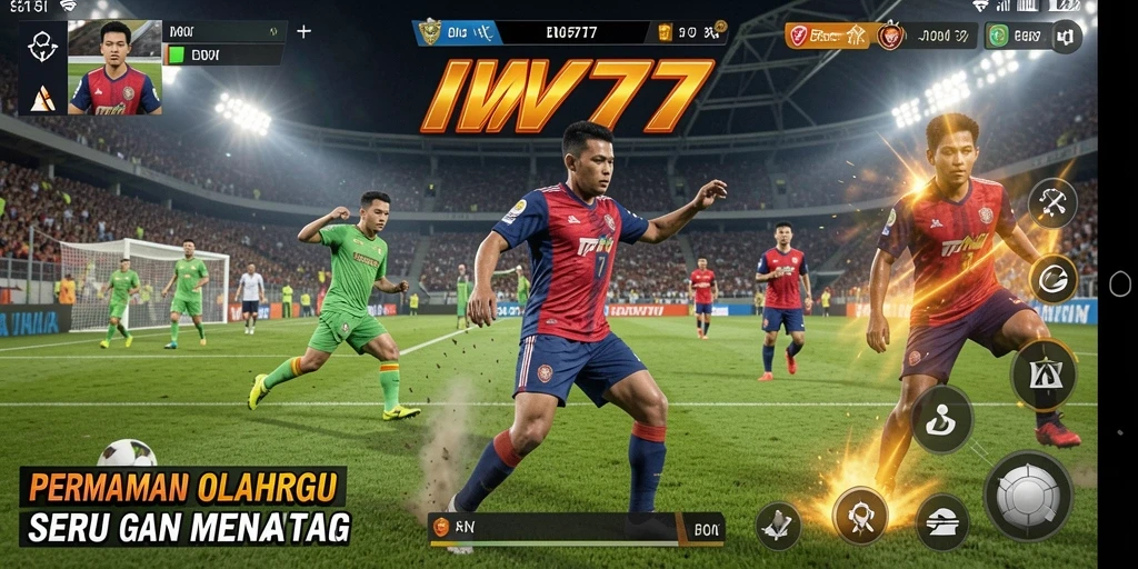 Tangkapan layar IW777 menampilkan aksi kompetitif dalam permainan olahraga.