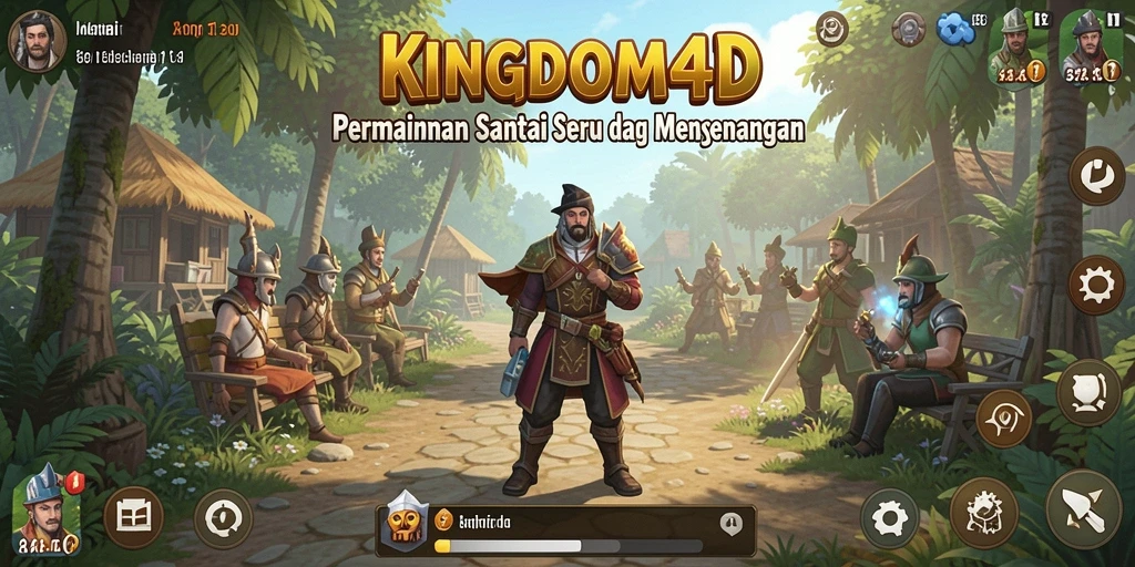 Tampilan gameplay KINGDOM4D yang seru dan interaktif.