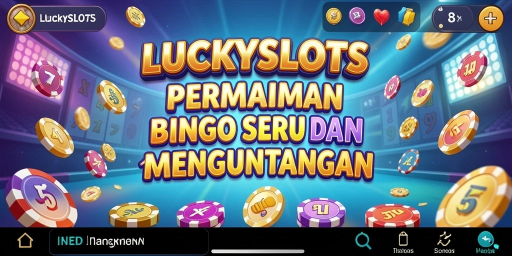 Gameplay seru di LUCKYSLOTS dengan Bingo yang menantang.