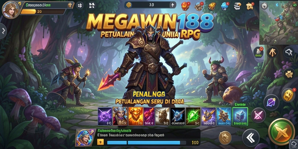 Screenshot MEGAWIN188 yang menampilkan pertarungan mendebarkan dalam RPG.