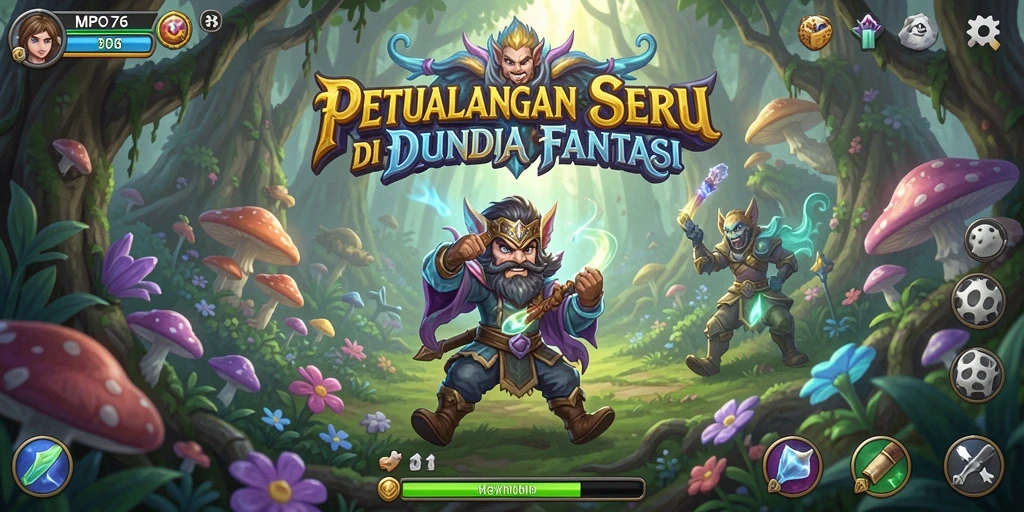 Tampilan gameplay MPO76 yang seru dan penuh petualangan.