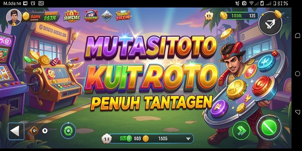 Tangkapan layar menampilkan gameplay seru MUTASITOTO.