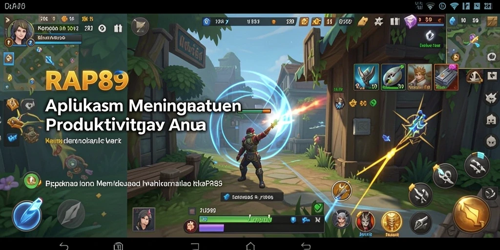 Tampilan antarmuka aplikasi RAP89 yang intuitif dan fungsional.