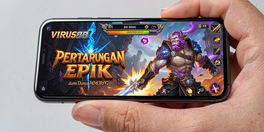 Tampilan gameplay seru dan mengasyikkan di VIRUS88.