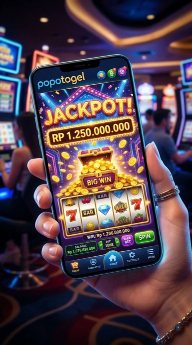 Menu kategori aplikasi di popotogel yang terorganisir dengan baik.
